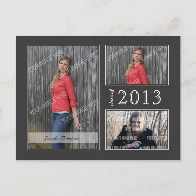 Studenten Open House-vykort Inbjudan Vykort (Framsida)