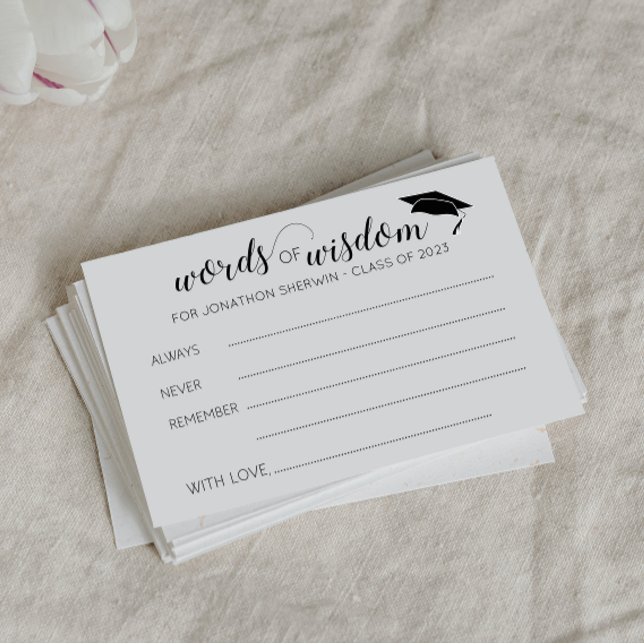 Studenten Ord Wisdom Advice for Student Rådkort (Skapare uppladdad)