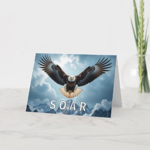 Studenten Örn med SOAR-text Kort