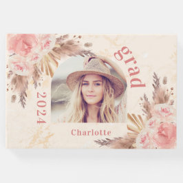 Studenten pampasgräs ro guld blommigtar 2025 gästböcker