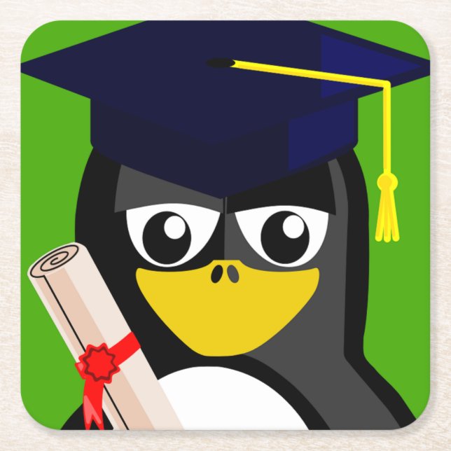 STUDENTEN PENGUIN UNDERLÄGG PAPPER KVADRAT (Framsidan)