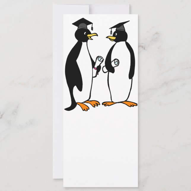 Studenten Penguins Tecknad Meddelande (Framsida)