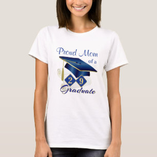 Studenten Personlig Blue & Guld T Shirt