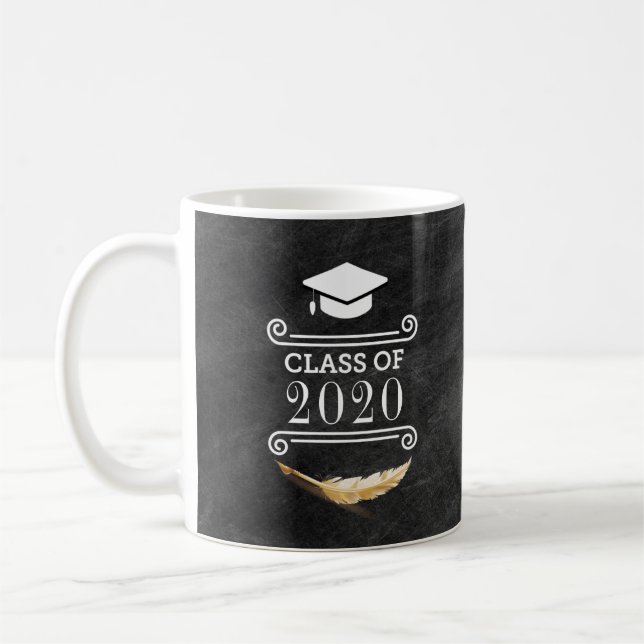Studenten Personlig Retro-kalkboard Kaffemugg (Vänster)