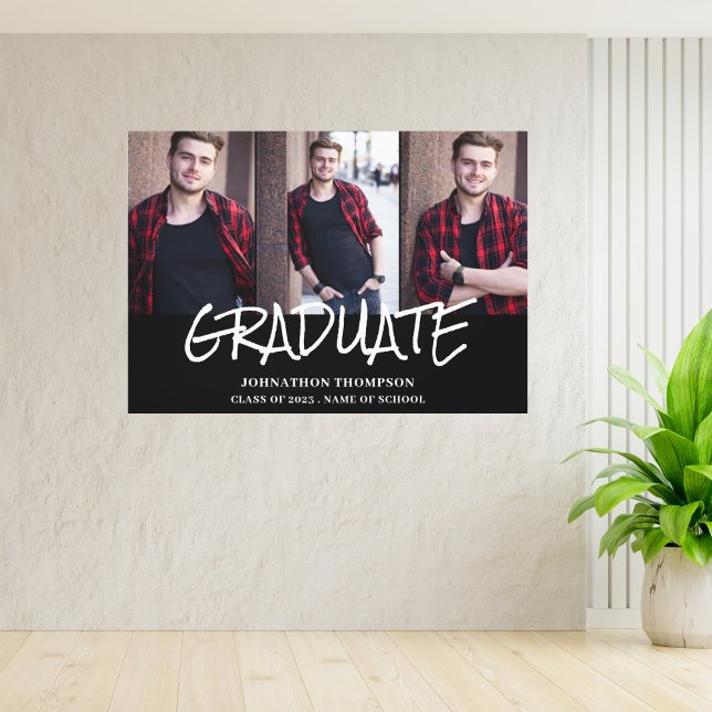 Studenten Photo Collage Canvastryck (Skapare uppladdad)