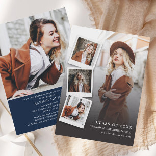 Studenten Photo Collage Grad 2025 Meddelande