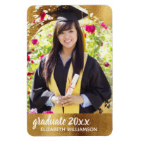 Studenten Photo Faux Guld Modern Elegant
