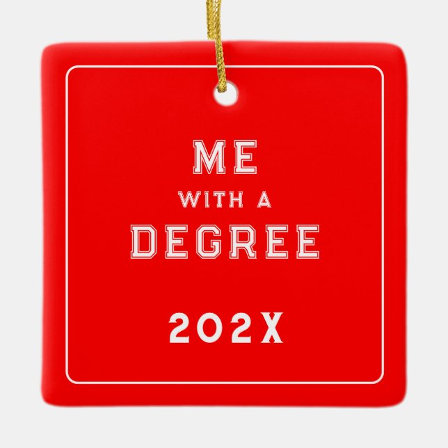 Studenten Photo KeepsakCeramic Ornament (Framsida)