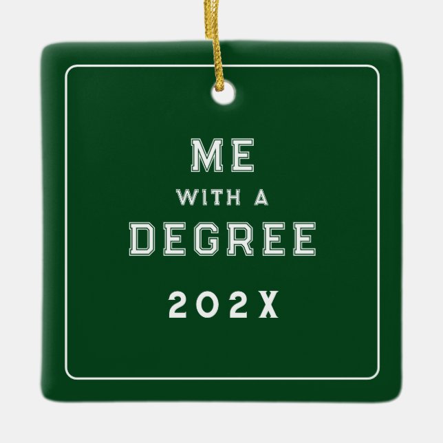 Studenten Photo KeepsakCeramic Ornament (Framsida)