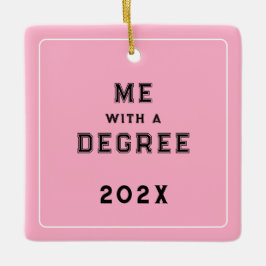 Studenten Photo Keepsaké Julgransprydnad Keramik