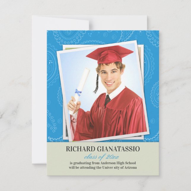 Studenten Photo Paisleys-meddelande Meddelande (Framsida)