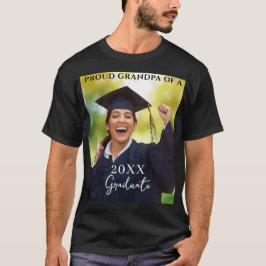 Studenten Photo Proud Grandpa T-Shirt