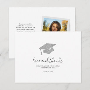 Studenten Photo Script 2025 Grad Cap Tack Kort