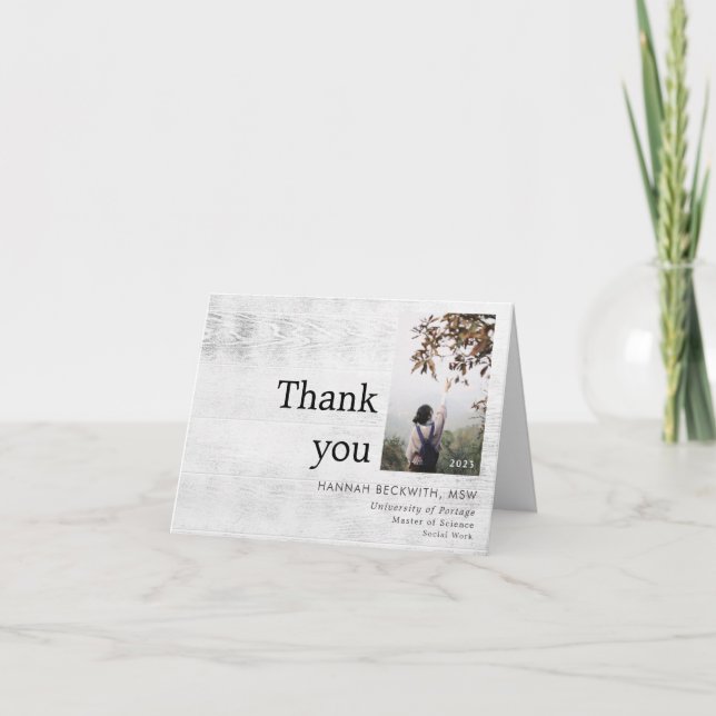 Studenten Photo Tack Rustic (Framsida)