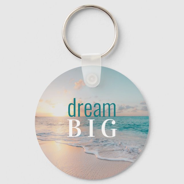 Studenten Positivity Dream Big Beach Nyckelring (Framsida)