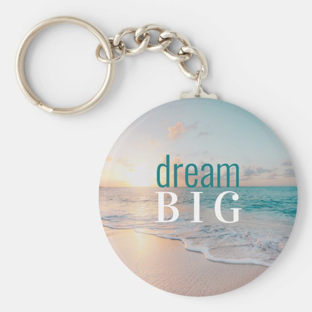 Studenten Positivity Dream Big Beach Nyckelring (Framsidan)