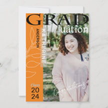 Studenten Poster formaterad fotoOrange