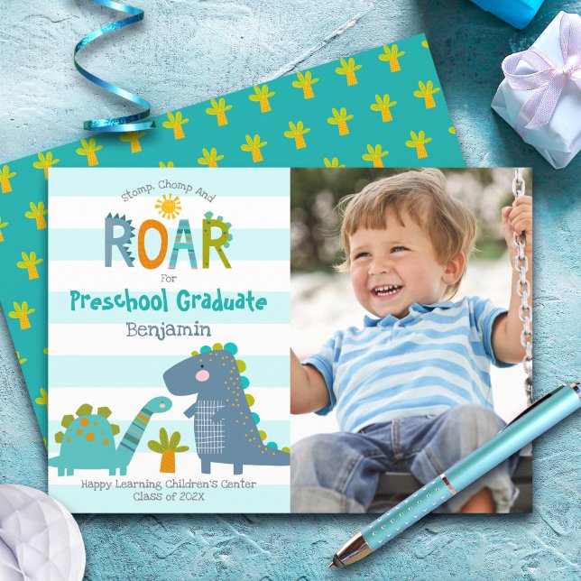 Studenten Preschool Photo Dinosaurs Boy Cute Rolig Meddelande (Skapare uppladdad)