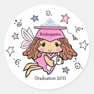 Studenten Princess Sticker Runt Klistermärke