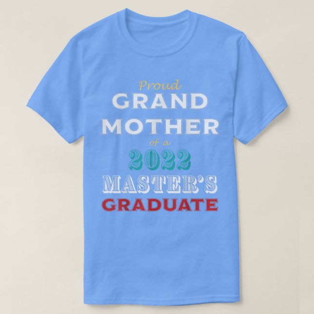 Studenten Proud-mormor till en befälhavare i Stude T Shirt (Design framsida)