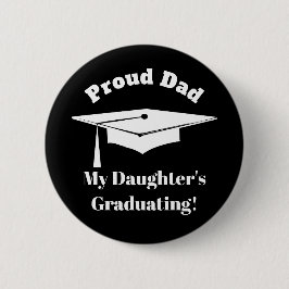 Studenten Proud Parent Pappa Studentmössa Tassel Knapp