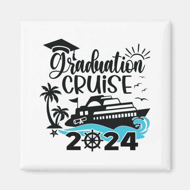 Studenten Resa Cruise 2024 Frakt Party Cruise Wome Magnet (Framsidan)