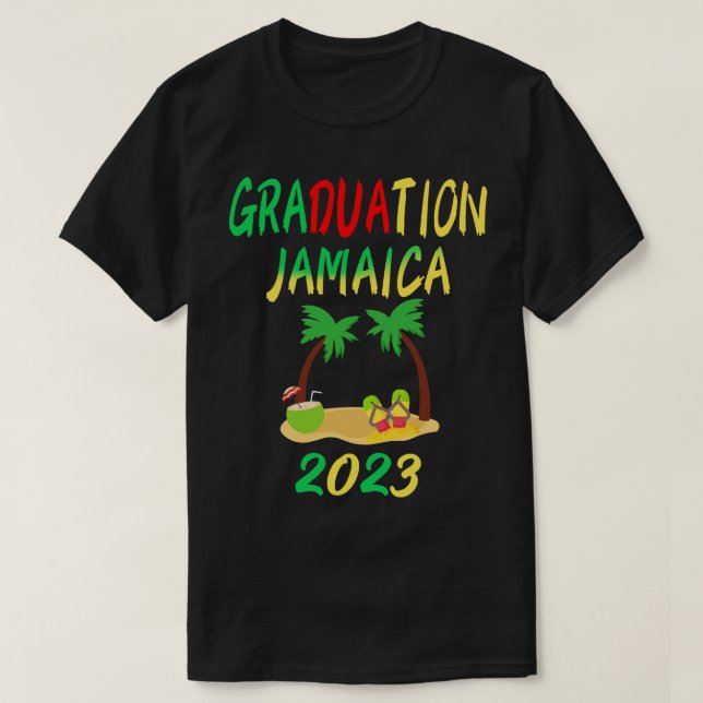 Studenten Resa Jamaica 2023 Senior Grab Jamaica T T Shirt (Design framsida)