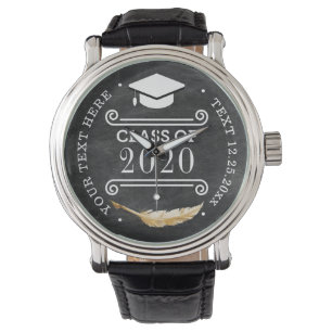 Studenten Retro Chalkboard Personlig Luxury Armbandsur