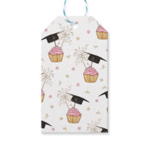 Studenten Rosa Cupkaka Sparkler Favor eller