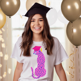Studenten Rosa Leopard YearT-Shirt T Shirt