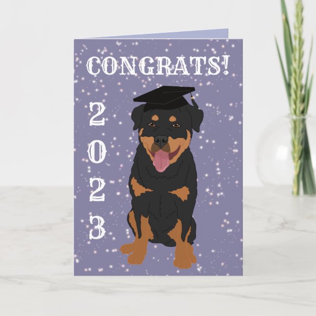 Studenten Rottweiler Kort (Framsida)