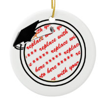 Studenten School Färg Black & Guld Ram