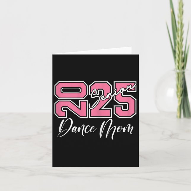 Studenten Senior Dance Mamma 2025 Dancing Mamma 1 Kort (Framsida)