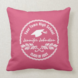 Studenten skolar och klassificerar rosa kudde