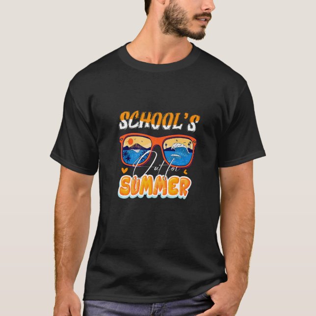 Studenten Skolor ut för Studenter-sommarstugan T Shirt (Framsida)