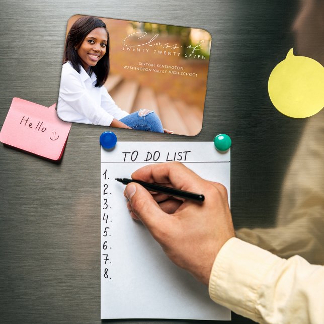 Studenten-skriptfoto med modern Elegant Magnet (Skapare uppladdad)