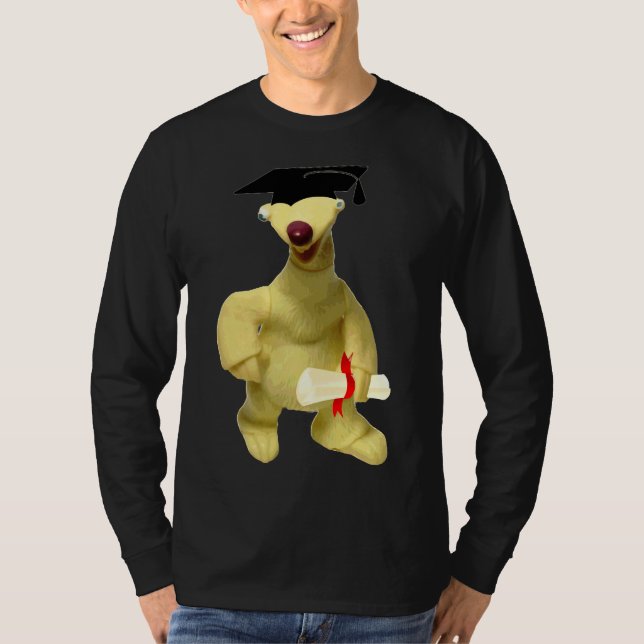 Studenten Sloth T Shirt (Framsida)