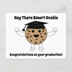 Studenten Smart Cookie-nyans anpassar sig Vykort