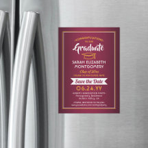 Studenten Spara datummarkör Röd & Guld Gult