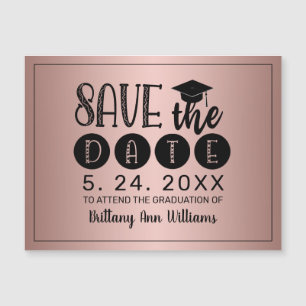 Studenten Spara datumsvart typografi Ro