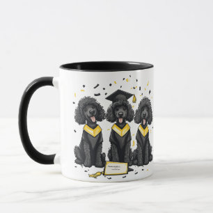 Studenten Standard Pudel Hundar Mugg