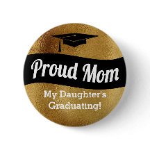 Studenten - stolt mamma - Fauxguld