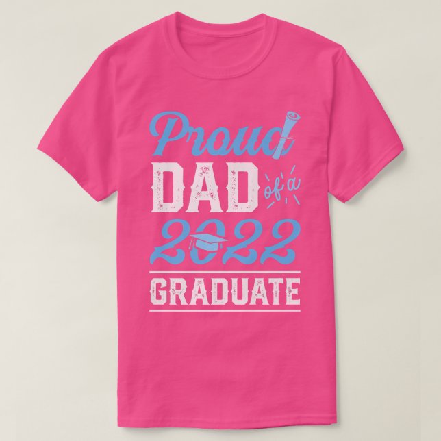 Studenten stolt Pappa av en Tjock för högre ställn T Shirt (Design framsida)