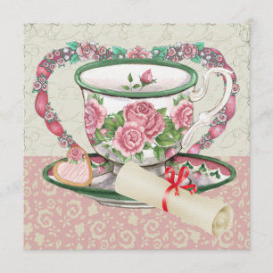 Studenten Sweet Coffee/Tea Party - SRF Inbjudningar
