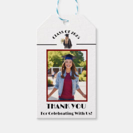 Studenten Tack (Evergreen/Female) Presentetikett