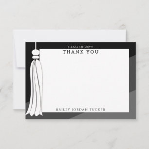 Studenten Tassel Black Ombre Tack Kort