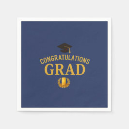 Studenten-tema för gyllene framgångar - Royal & Gu Pappersservett