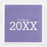 Studenten Theme Lilac Lila Pappersservett