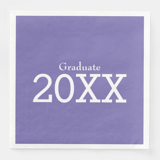 Studenten Theme Lilac Lila Pappersservett (Framsida)