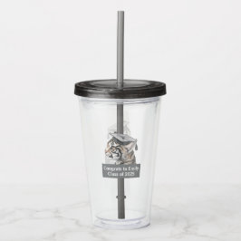 Studenten Theme Personlig Acrylic Tumbler Take Away Mugg